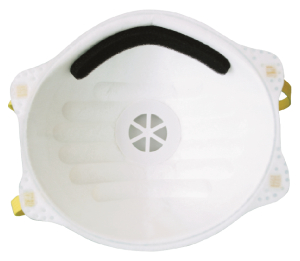 inside view of 9500V-N95 respirator