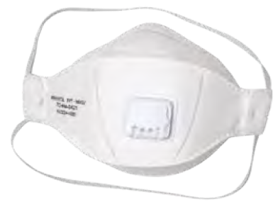 Makrite flat fold respirator