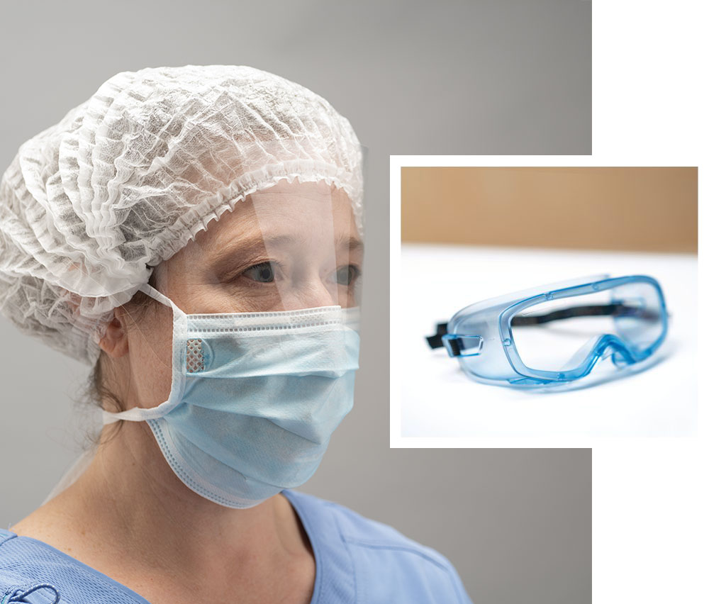 medical face and eye shields